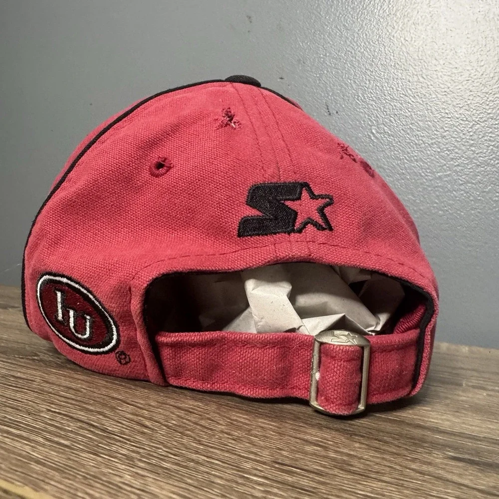 STARTER‎ Indiana Hoosiers University Striped Snapback Hat